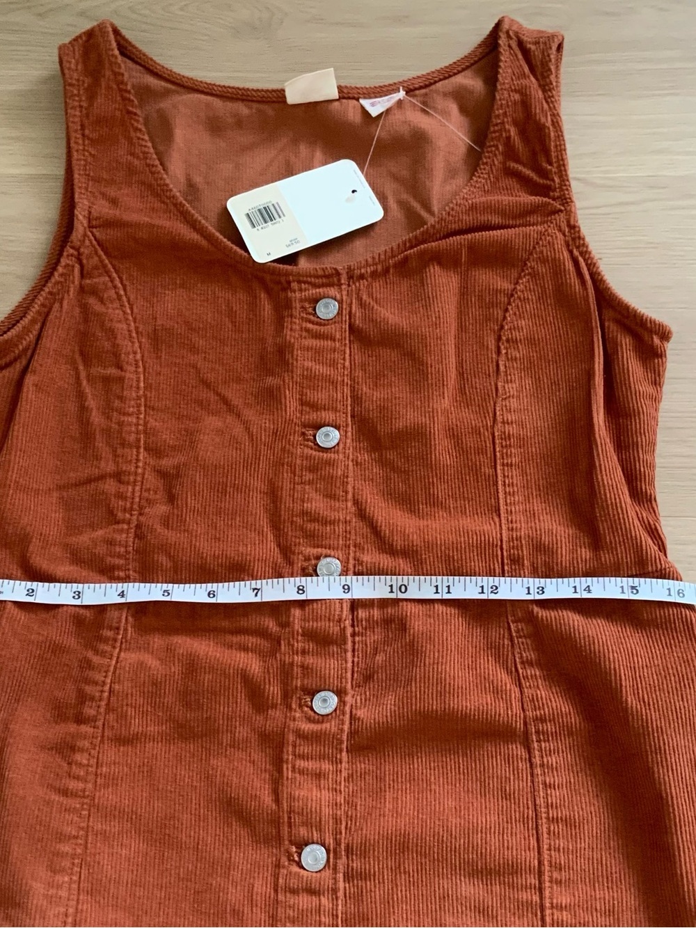 Levi's Tuli Corduroy Short Sleeve Mini Dress - Picture 10 of 10